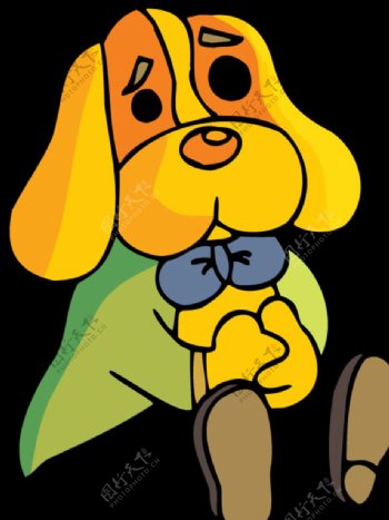 12生肖狗可爱卡通图案图片