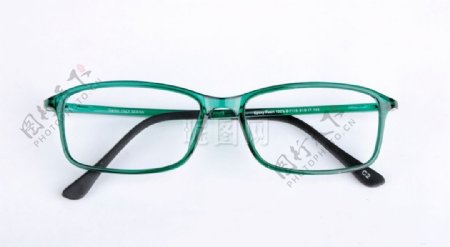 绿色眼镜镜框图片