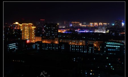 延吉夜景图片