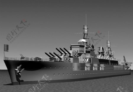 3d战舰设计作品图片