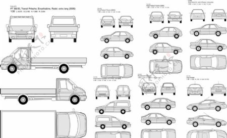 福特汽车设计稿图片