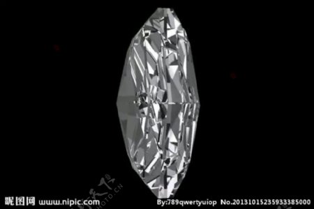 动态透明钻石视频素材