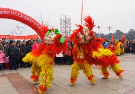 舞狮图片