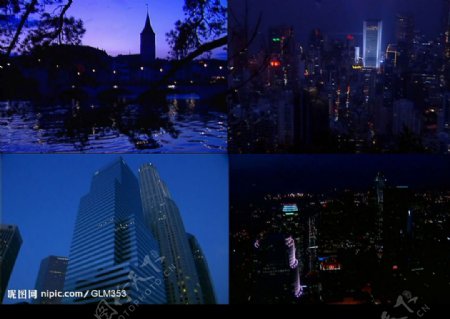 美丽的都市夜色视频素材