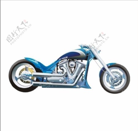 超酷摩托车矢量素材图片