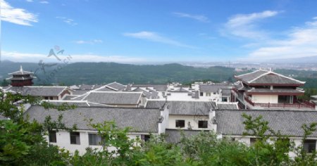 白马关倒湾古镇集中居住区图片