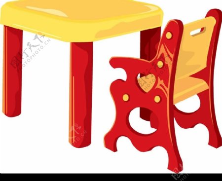 儿童餐桌餐椅图片