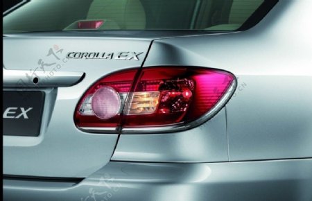 卡罗拉EX车尾灯图片