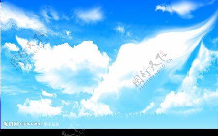 飞翔的云彩图片