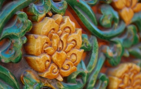 故宫的彩色陶瓷图片