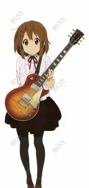 吉他少女大图图片