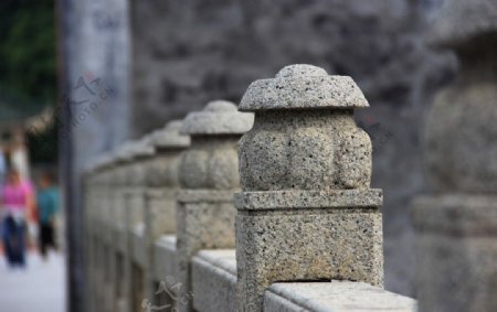 石雕栏杆图片