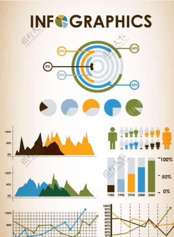 商务金融数据分析图表图片