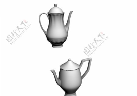 茶壶模型图片