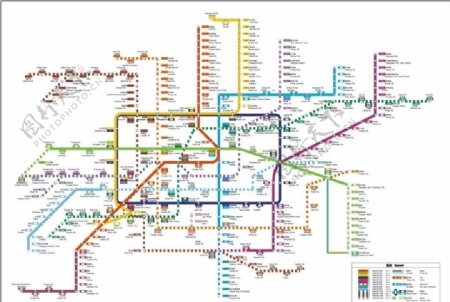 上海地铁轨道交通图图片