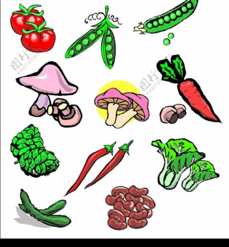 卡通蔬菜图片