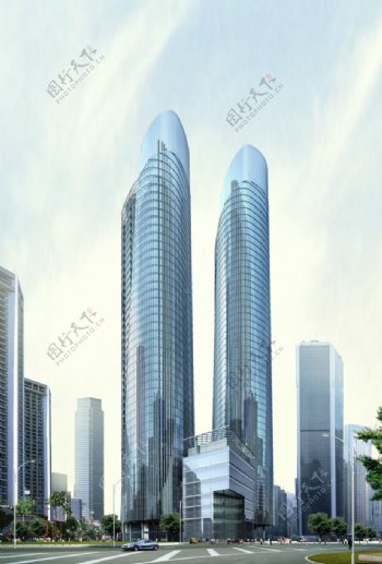 环球大厦景观设计图片