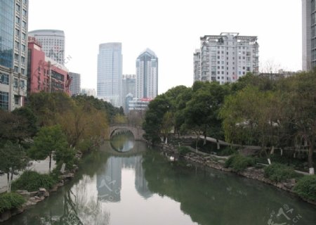 杭州公园一景图片