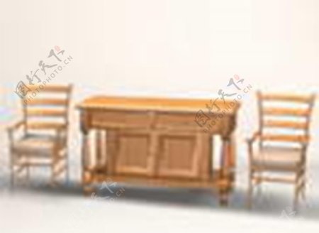 桌椅组合图片