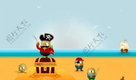 加比勒海盗图片