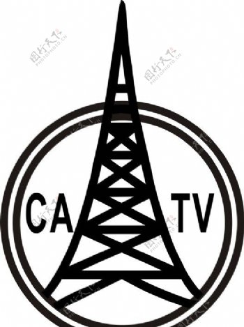 有线电视标志CATV图片