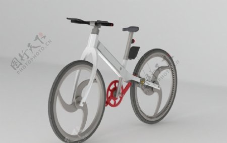 自行车渲染图片