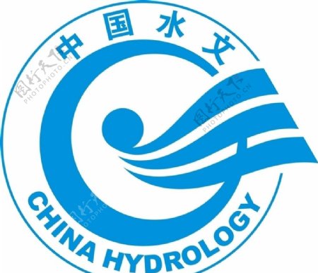 中国水文蓝色徽标图片