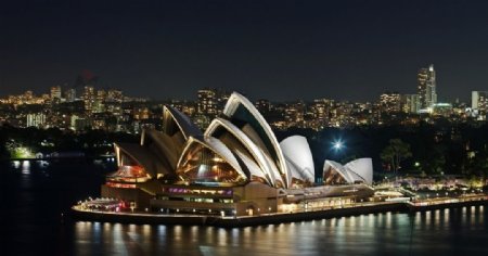 澳大利亚歌剧院水上图片