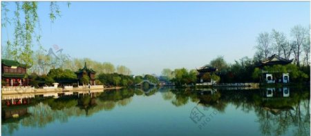 扬州廋西湖风光图片