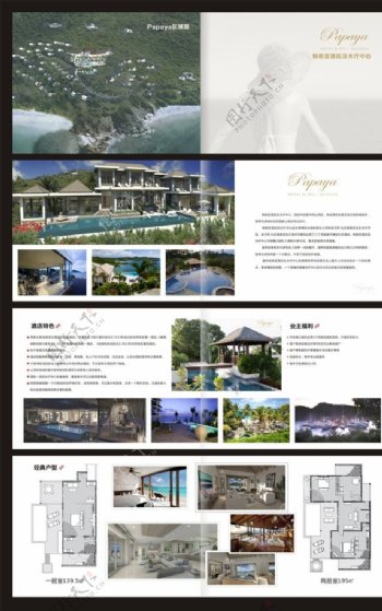 papaya酒店册子图片