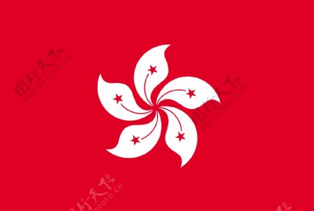 香港特别行政区区旗图片
