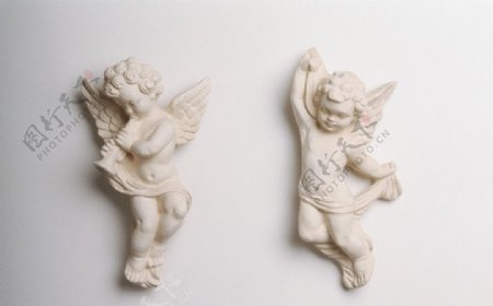 石膏雕塑小天使丘比特图片