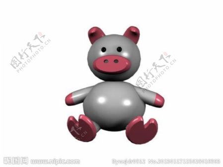 猪模型图片