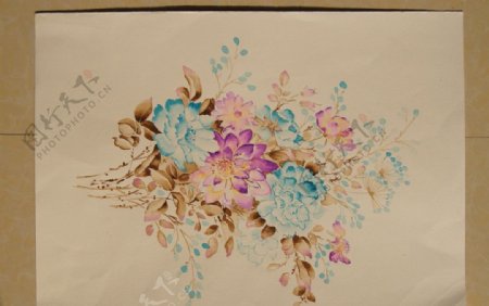 手绘花卉水彩花卉图片