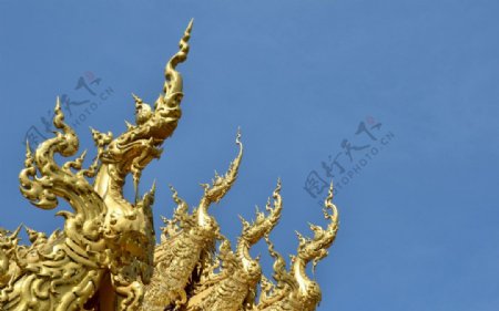 泰国房檐建筑图片