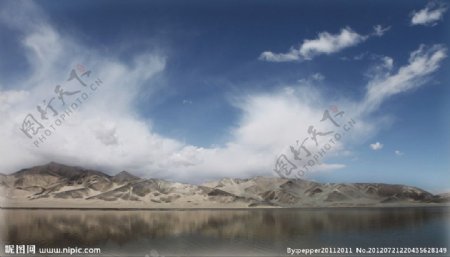 沙山沙湖风景图片