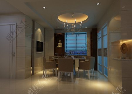 餐厅3d模型图片