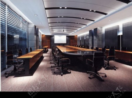 三明市地方税务局三层60人会议室方案一图片