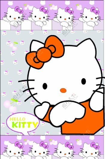 凯蒂猫粉红色hellokitty卡通图片