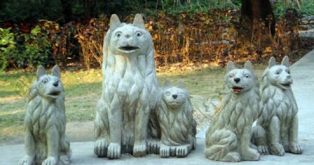 深圳仙湖植物园雕塑图片