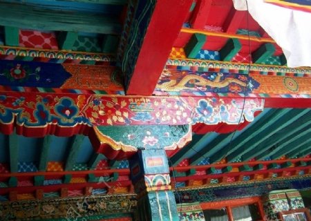 藏式建筑美术图片
