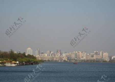 西湖杭城图片