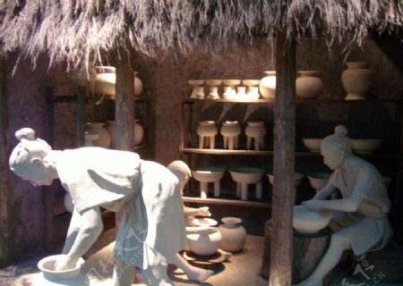 良渚博物院制陶图片