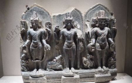 印度石雕像图片