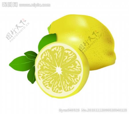 水果矢量图柠檬图片