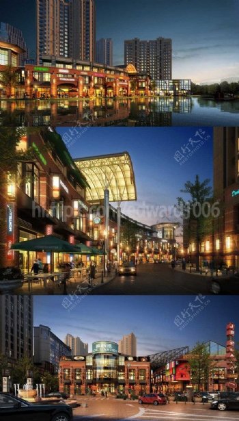 城市商业中心商铺MAX源文件图片