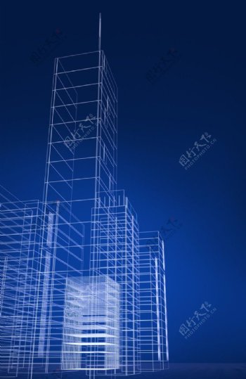 建筑线条大厦图片