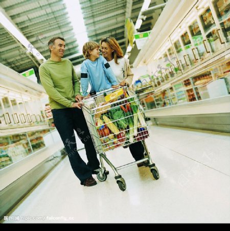 超市商场素材图片