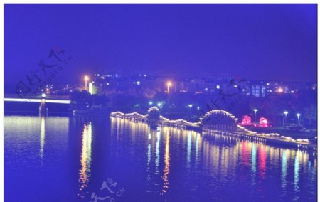 北水湾大桥上海图片