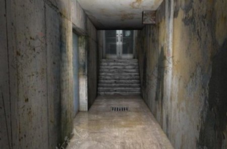 地下室走廊3D模型图片